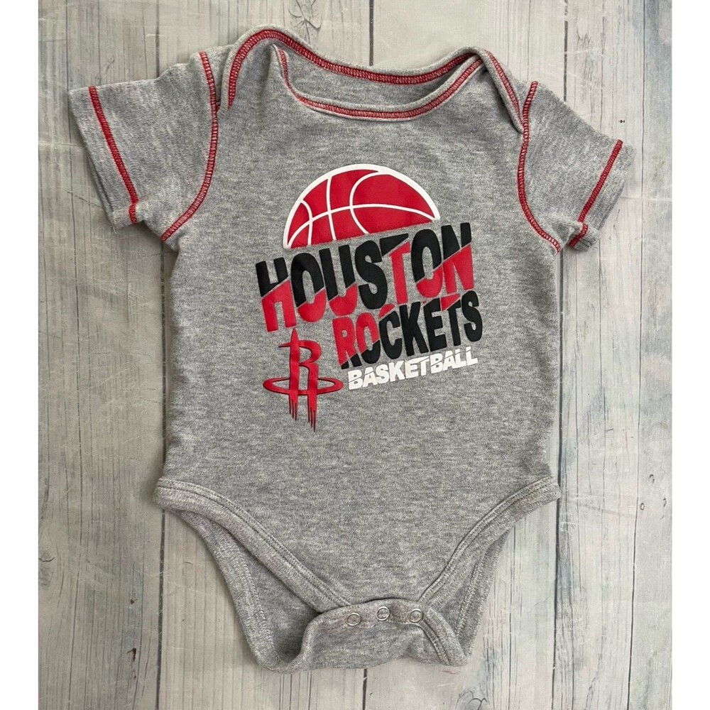 NBA Houston Rockets Basketball Baby Onesie Bodysuit Outfit, Size 6-9 months